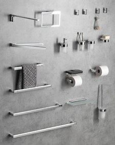 Sapho Sapho, Držiak toaletného papiera s poličkou, chróm, UN1197C