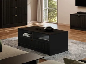 Konferenčný stolík Razimo 1SZ, Farby: Biely velvet
