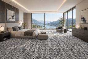 Betap, Koberec metráž Novelle 73, na mieru, šíře 3m,4m, šedá, twinback (filc+juta), chodba / predsieň