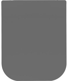 Mexen Madox, toaletné WC sedadlo s pomalým zatváraním, duroplast, tmavá šedá, 39154061