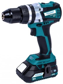 XTline Akumulátorová príklepová vŕtačka 18 V s 2 batériami a kufríkom