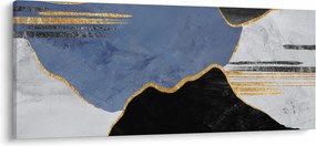Obraz - Textúrované tvary (120x50 cm)