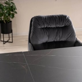 Jedálenský stôl Westin II 160 x 90 cm, čierna