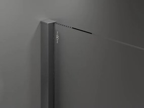 Mexen Velar, sprchový kút s posuvnými dverami 100 x 85 cm, 8mm šedé sklo, grafit brúsený, 871-100-085-41-66