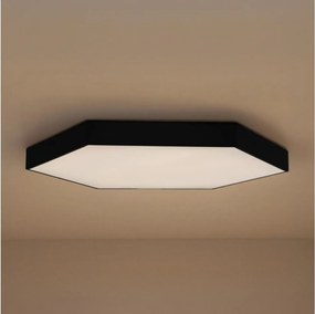 LED stropné svietidlo LED/200W/230V 3000/4000/6500K priemer 100 cm čierne