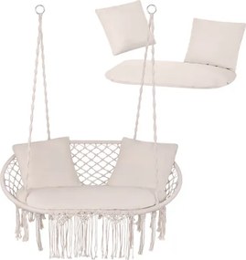 Vankúše pre závesné kreslo, bocianie hniezdo pre 2 osoby 100x100