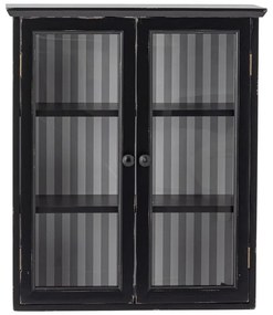 Čierna závesná vitrína z jedľového dreva 51,5x66,5x22,5 cm Hazem – Bloomingville