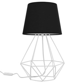 Stolná lampa Milano, 1x textilné tienidlo (výber zo 4 farieb), (výber z 3 farieb konštrukcie), d
