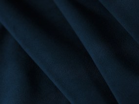 Rohová päťmiestna pohovka milany 260 cm velvet modrá MUZZA