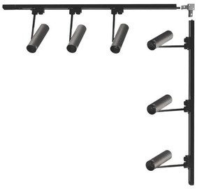 Zuma Line 3569 - Bodové svietidlo do lištového systému LISA 6xGU10/35W/230V čierne