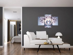Obraz - Diamantové srdce (90x60 cm)