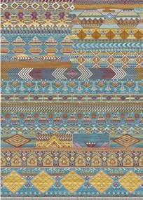 BE Koberec Malaga 8172  MULTI – viacfarebný obdĺžnikový Rozmer: 160x220 cm