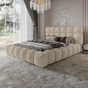 Dizajnová čalúnená posteľ DEA 180 x 200 v látke QUELLE