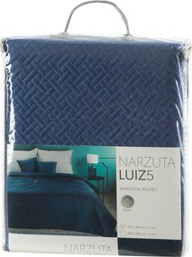 PREHOZ NA POSTEĽ LUIZ5 200X220 CM TMAVOMODRÝ