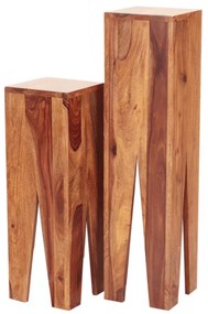 Odkladacie stolíky Kali 2ks indický masív palisander Only stain