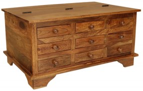 Konferenčný stolík 90x45x60 indický masív palisander Svetlomedová