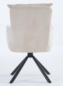 Jedálenská stolička Stephanie, béžová látka