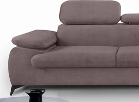 Rohová sedacia súprava Scala, staroružová látka, pravý roh