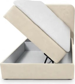 Čalúnená posteľ boxspring DIRELIS VIBE 90x200 cm tmavozelená Matrac: Bonell pružinová matrac