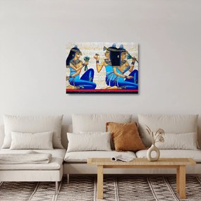 Sklenený obraz - Egyptské maľby (70x50 cm)