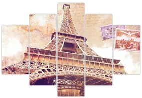 Obraz - Pohľad z Paríža (150x105 cm)