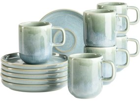 Mäser Sada šáliek na espresso s tanierikmiCordelia Atacama Green, 6+6 ks