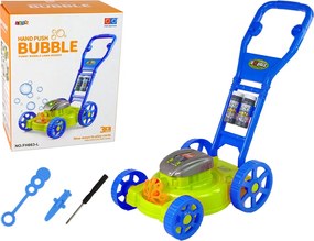 LEAN Toys Stroj na mydlové bubliny Modré mydlové bubliny Hudba