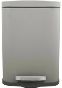 Spirella Pedálový odpadkový kôš soft-close Akira 12 l, matná sivohnedá, 12 l