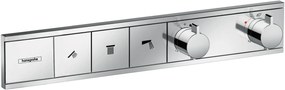 Hansgrohe RainSelect, batéria pod omietku na 3 spotrebiče, chrómová, HAN-15381000