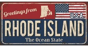 Ceduľa značka USA Rhode Island
