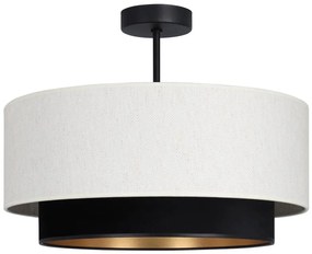 Prisadený luster NATIA 1xE27/60W/230V biela/čierna