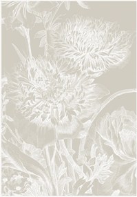 Vliesová tapeta Engraved Flowers