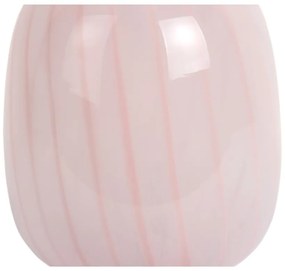 Svetloružová stolová lampa so skleneným tienidlom (výška 20 cm) Summer Globe – Leitmotiv