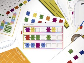 IKO Vzdelávacia hra – farebné medvedíky 116 ks.
