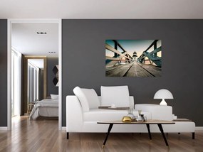 Obraz - Na móle (90x60 cm)