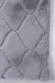 Koberec Rabbit 3D 05 L.GREY rozmery koberec: 80x140 cm