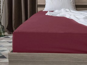 Jersey plachta s lycrou vínová 180 x 200 cm