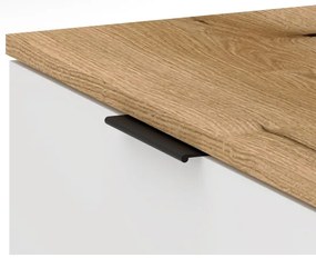 Predsieňová stena KLEO hnedá/biela