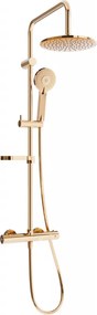 Mexen KX33 sprchový set s termostatickou batériou Kai, ružovo-zlatá, 771504091-60