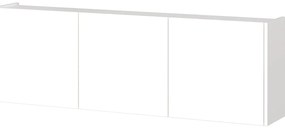 Biely TV stolík 138x45 cm Piana – Germania