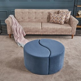 Stolička Alis Pouf Blue