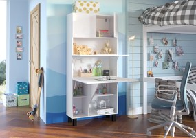 PC stolík Home (biela lesklá). Akcia -22%. Vlastná spoľahlivá doprava až k Vám domov. 1124933