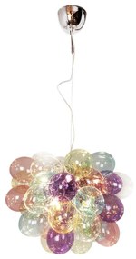 ByRydens 4200440-7000 - Luster na lanku GROSS 8xG9/4W/230V pestrofarebná