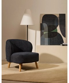 Ženilkové kreslo sivomodré Ulit – Kave Home