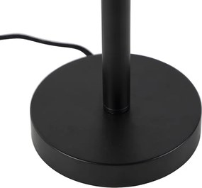 Moderná stolná lampa čierna bez tienidla - Simplo