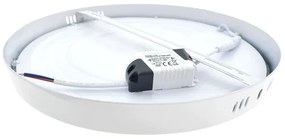 LED Stropné svietidlo LED/24W/230V 4200K pr. 28,5 cm biela