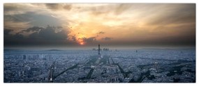 Obraz - Paríž z výšky (120x50 cm)