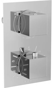Mexen Cube termostatická vaňovo-sprchová batéria s 2 vývodmi, chrómová - 77502-00