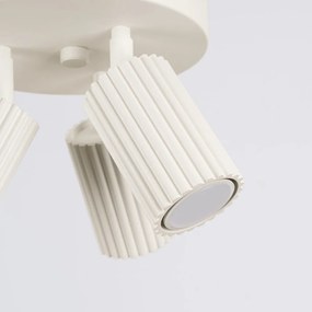 Krémovobiele bodové svietidlo Gleam – Sollux