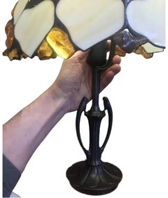Jantar lampa Tiffany 44*30Ø AMBER
